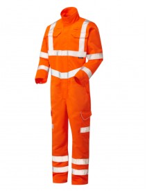 Leo Molland Poly/Cotton coverall - Orange